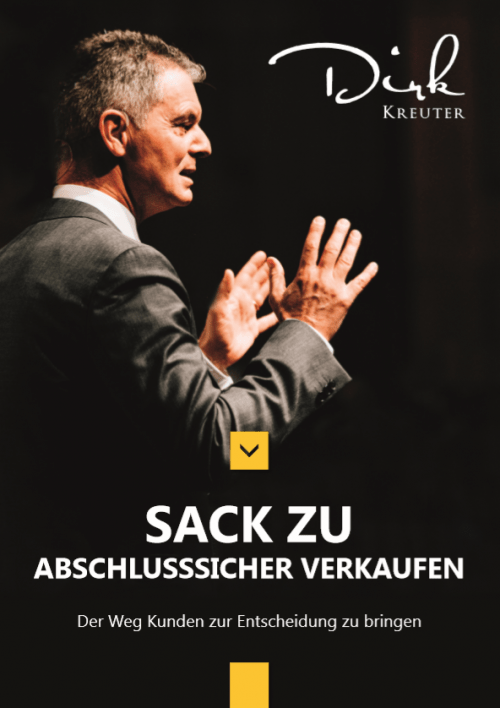 Dirk Kreuter Gratis Buch 3 eBook: Sack Zu! Abschlusssicher verkaufen von Dirk Kreuter