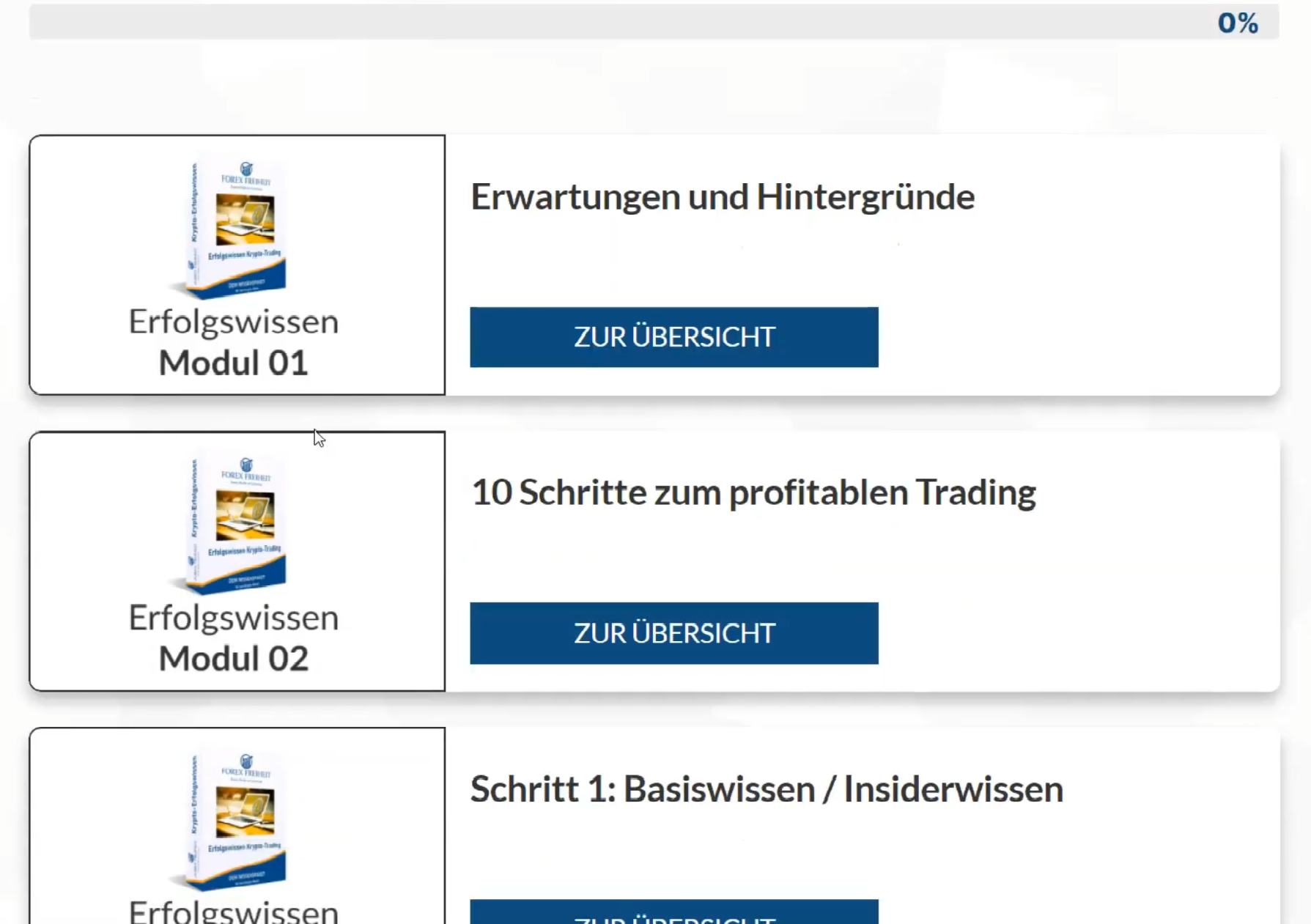 Krypto Trading Akademie Master von Jürgen Wechsler Erfahrungen