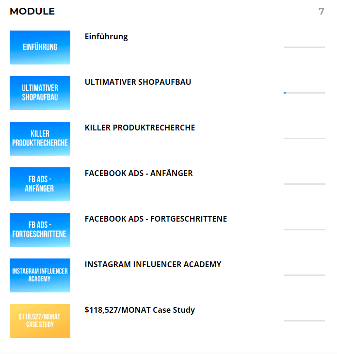 Dropshipping University Erfahrungen von Official Rich Teen 2 dropshipping-university-dashboard-Erfahrungen