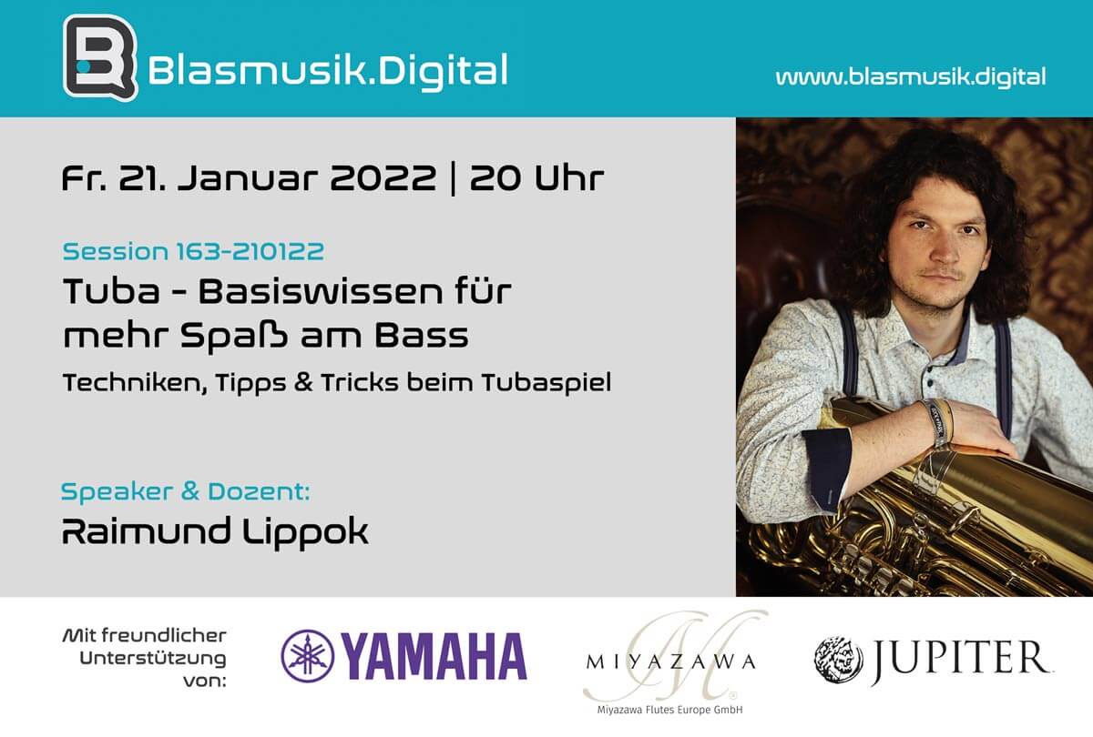 Blasmusik Digital mit Raimund Lippok am 21.01.2022 tickets kaufen