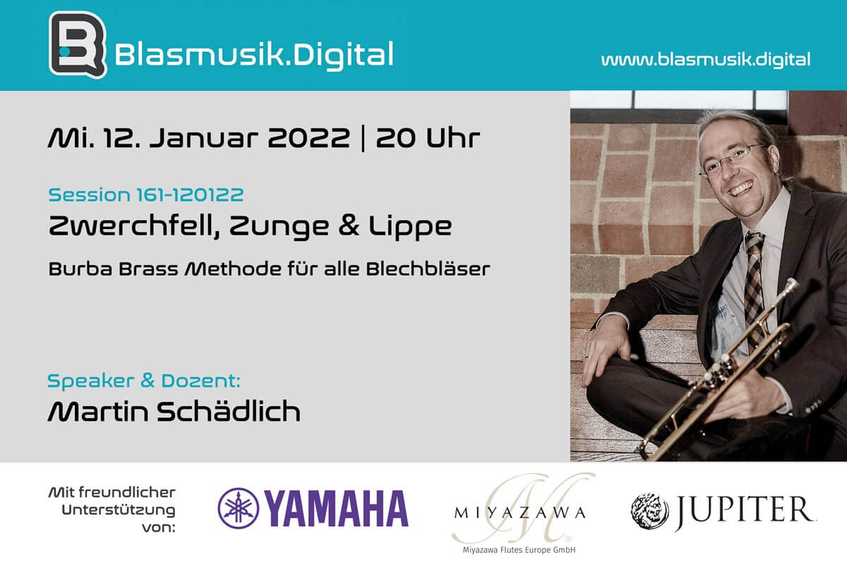 Blasmusik Digital mit Martin Schädlich am 12.01.2022 tickets kaufen