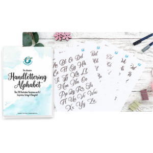 Das ultimative Handlettering Alphabet von Handletteringlernen Erfahrungen