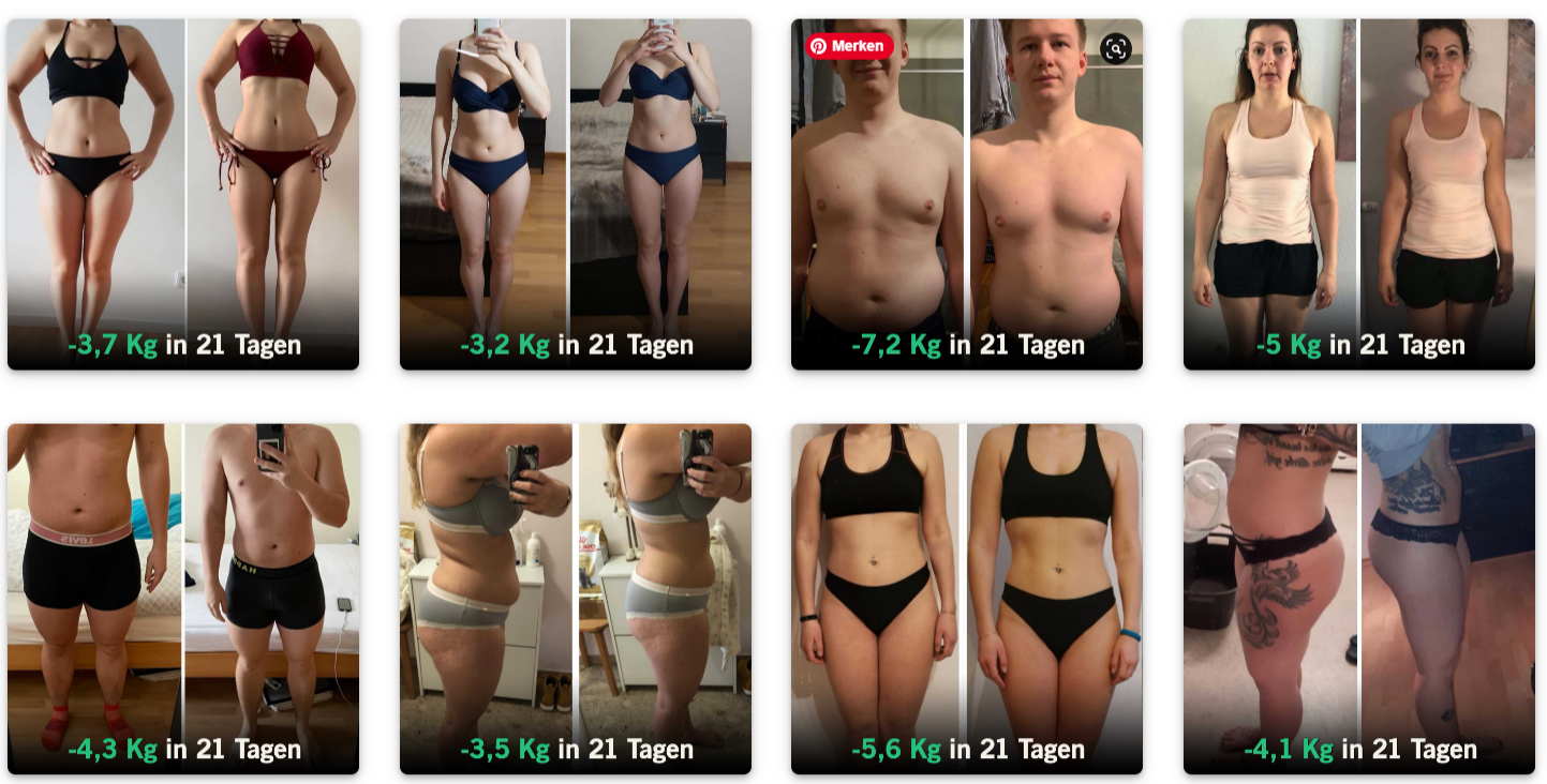 21 Tage Abnehm Strategie von Abnehmtastisch test 
