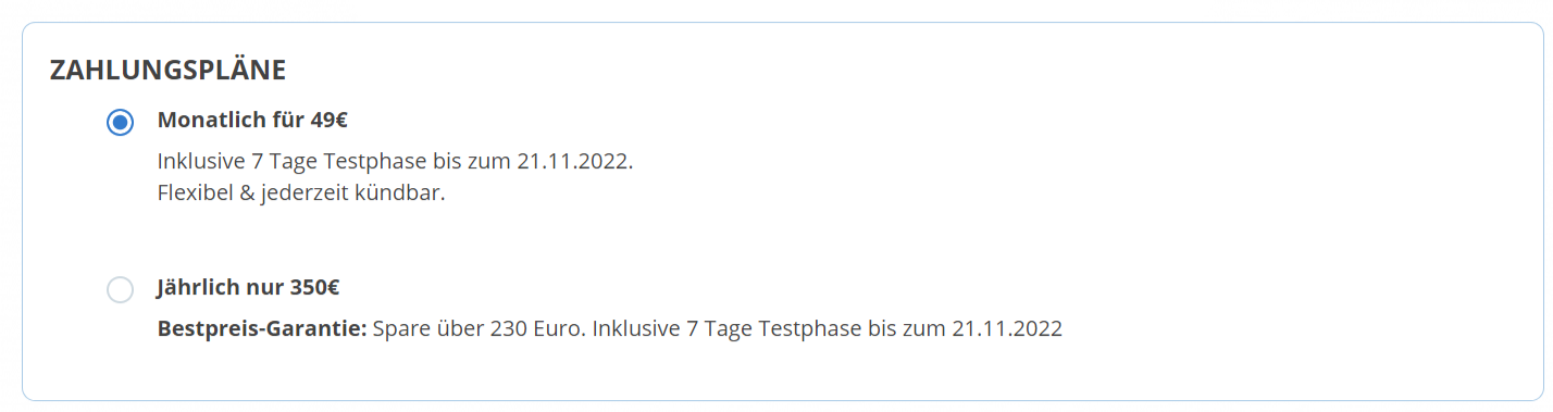 Energetic Eternity Unlimited Mitgliedschaft preise test