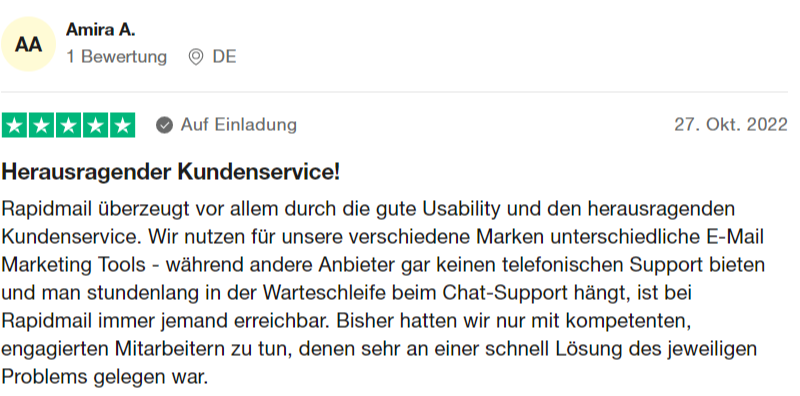 rapidmail-bewertung-amira-test