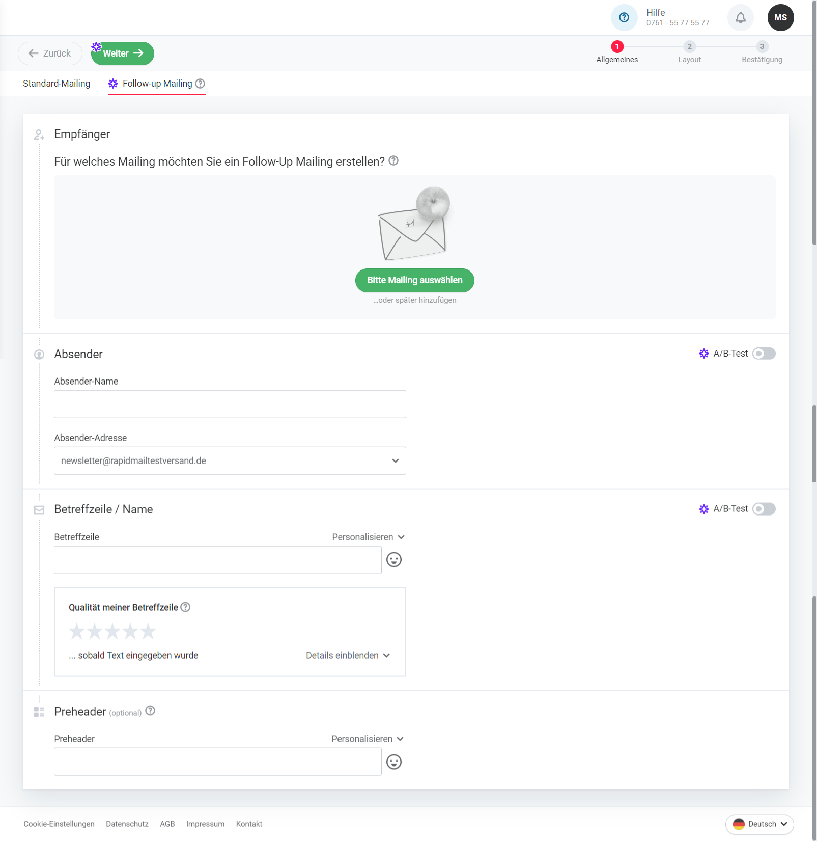 rapidmail-email-erstellen-test