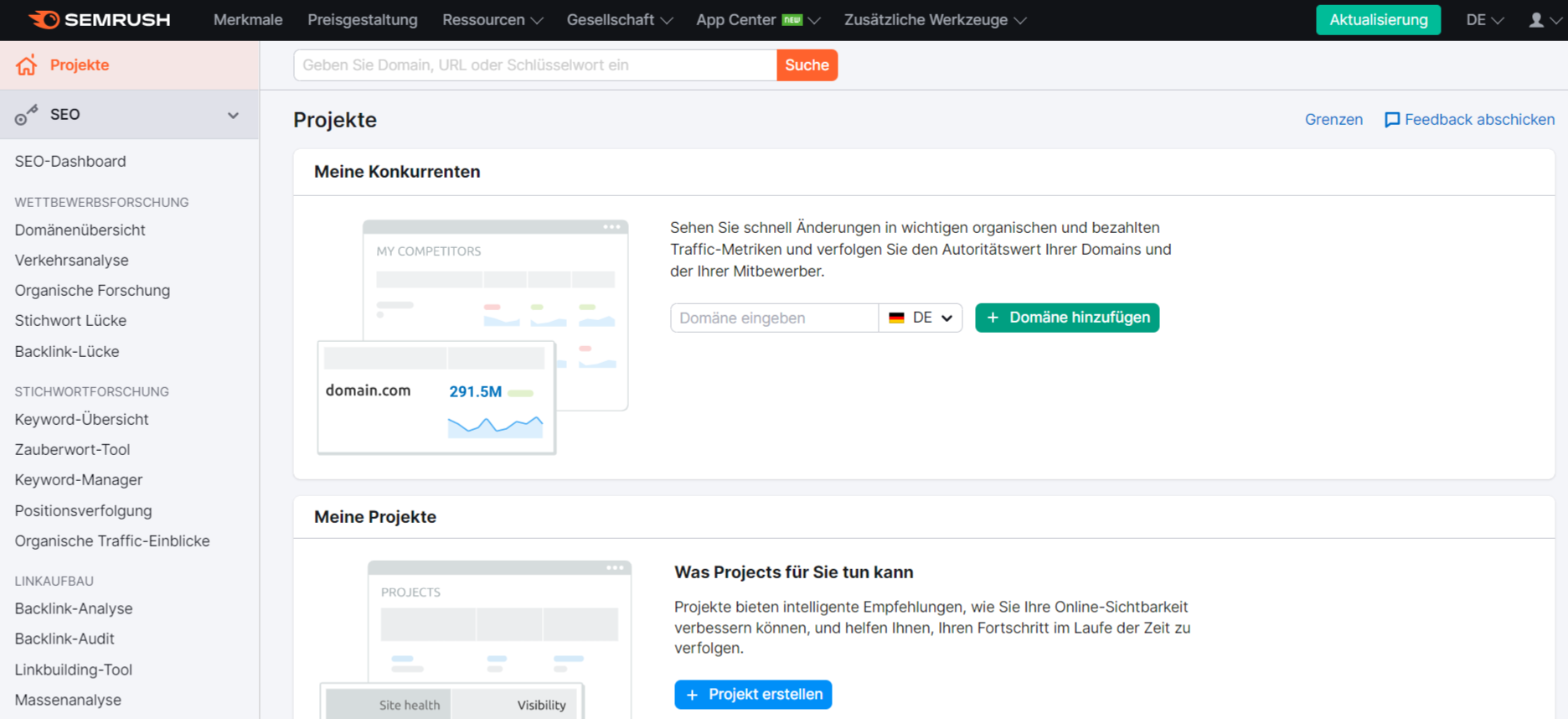 semrush-dashboard-test