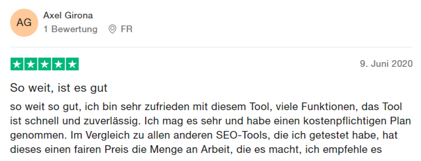Seobility Erfahrungen, Test und Bewertungen 17 seobility-bewertung-axel-test