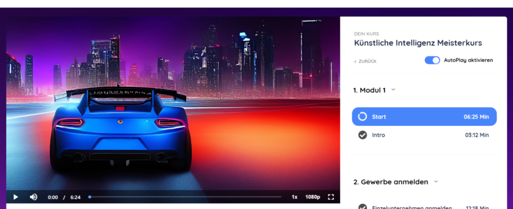 Künstliche Intelligenz Meisterkurs-dashboard-test