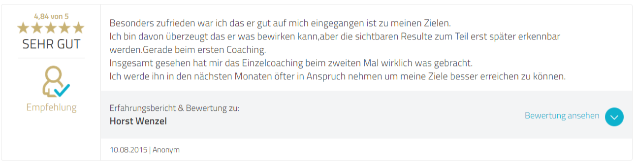 horst-wenzel-bewertung-test