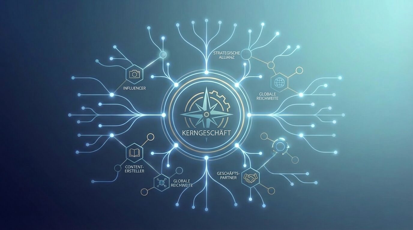 Netzwerk von strategischen Partnerschaften