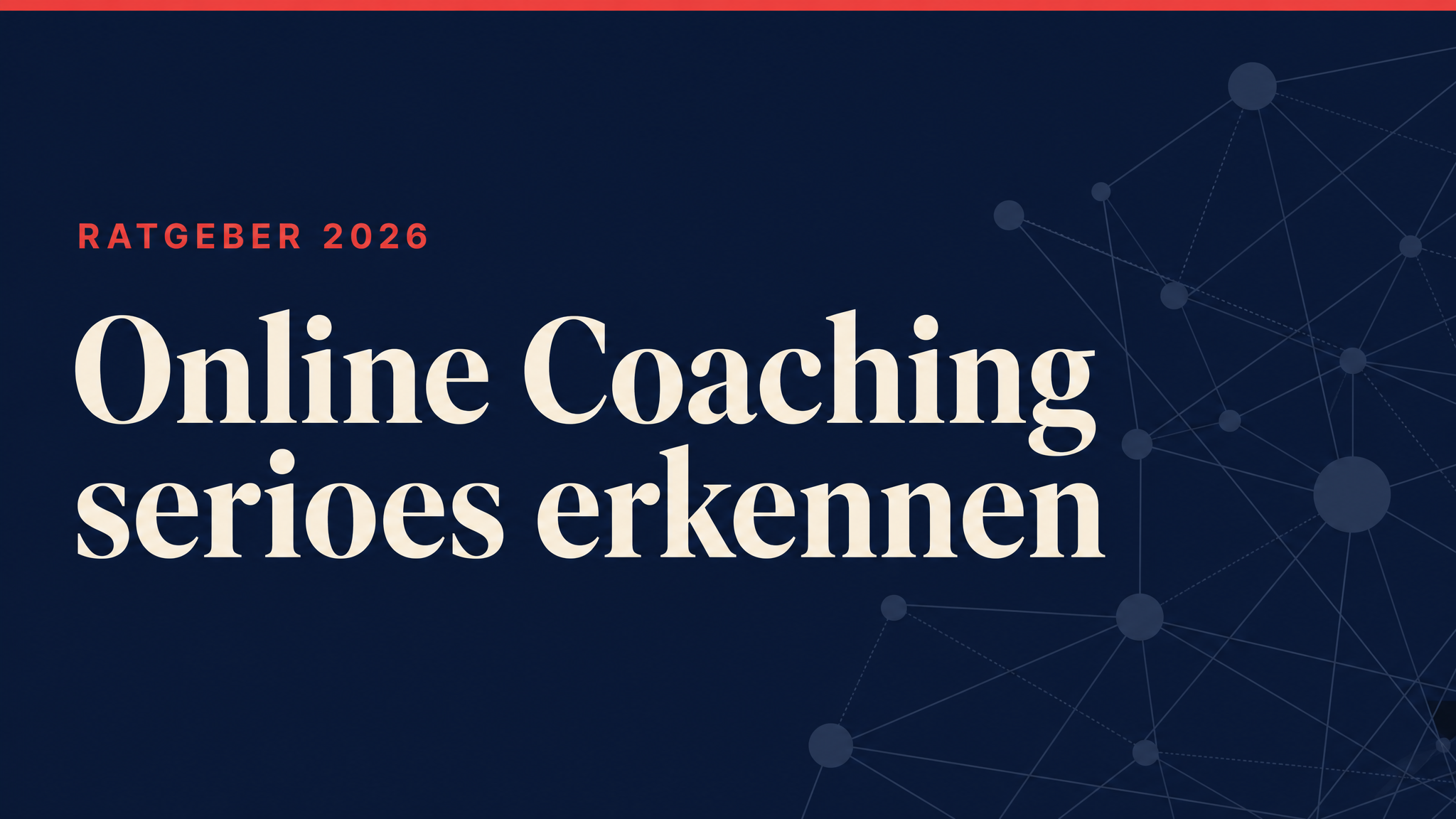 Online Coaching seriös erkennen – Ratgeber 2026
