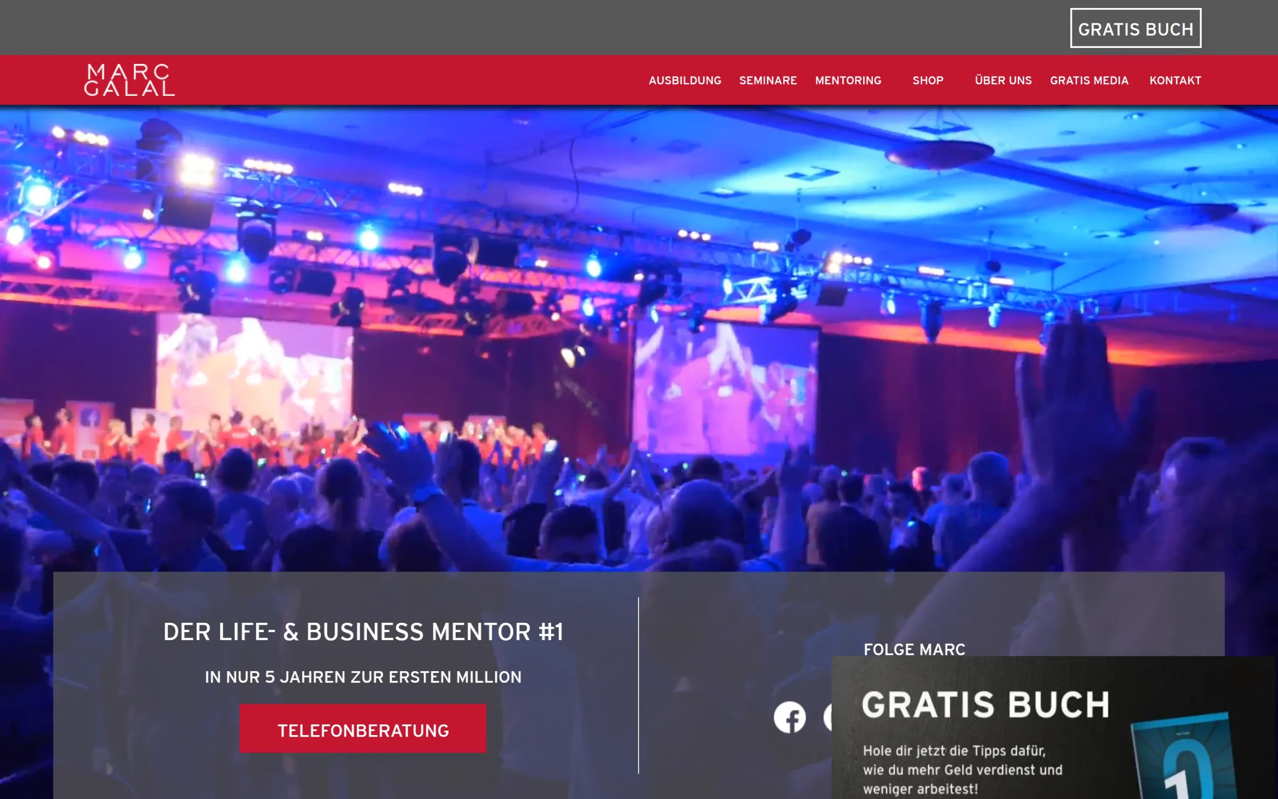 Marc Galal offizielle Website 2026 – Startseite des deutschen NLS-Verkaufstrainers und Life- & Business-Mentors
