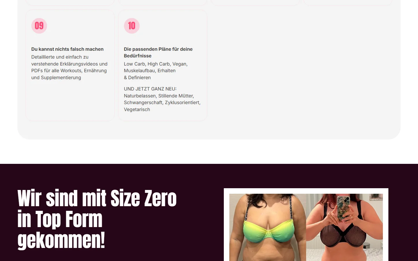 Size Zero 2.0 Preis 2026 – 299 Euro Einmalzahlung für das 70-Tage-Programm